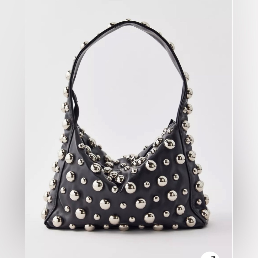 Via Moda Studded Women's Bag- BRAND NEW SEALED IN MANUFACTURING PKG - Picture 2 of 3